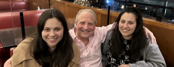 Dr. Suchin with his daughters, Jolie and Charli