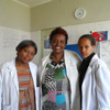 Healthcare workers at Hawassa health clinic