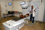 The only working radiation machine in Ethiopia, population 90 million, at Black Lion Hospital