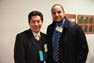 Dr. Pablo Joo with Travis Howlett; both are members of the Curricular Design Executive Committee