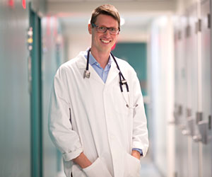 Medical student Adam Chamberlain