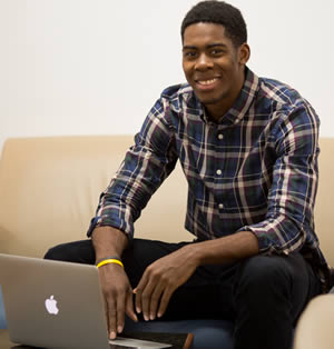 Chike Madu in a studious moment