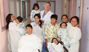  Dr. Michler with some Peruvian staff and patients