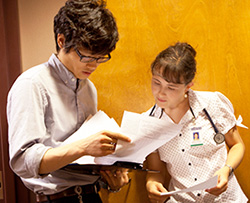 Students assist with overseeing the clinic’s administrative tasks 