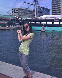 Ms. Yang in Baltimore, where she attended Johns Hopkins as an undergrad