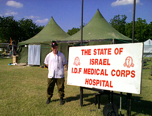 Dr. Schwaber on duty at the IDF Medical Corps Field Hospital in Haiti