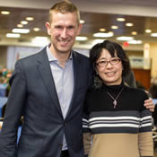 Dr. John Greally (left) with mentee, Dr. Masako Suzuki
