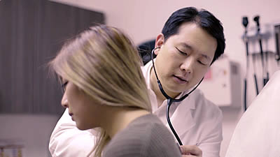 Dr. Park at work