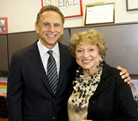 Dr. Smoller with her son, Jordan.