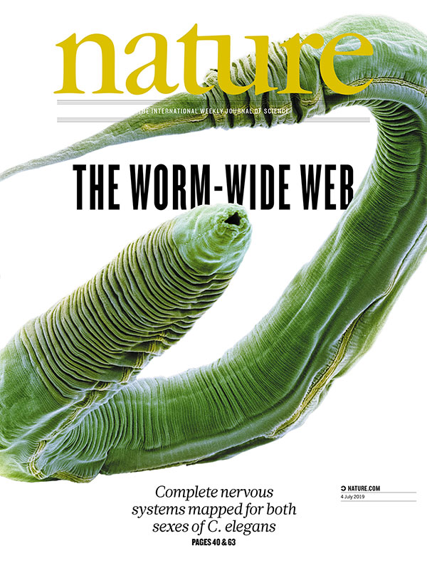 Dr. Emmons’ study is featured on the cover of the July 4 issue of Nature. (Credit: Nature)