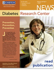 This article originally appeared in the winter/spring 2015 issue of the Albert Einstein Diabetes Research Center newsletter.