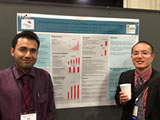 Child neurology residents Drs. Goenka and Nariai presenting their poster at the 2015 Child Neurology Society Meeting.